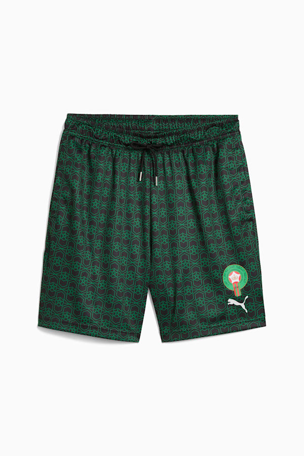 Morocco All-Over Print 6" Shorts Unisex, PUMA Black-Archive Green, extralarge-GBR